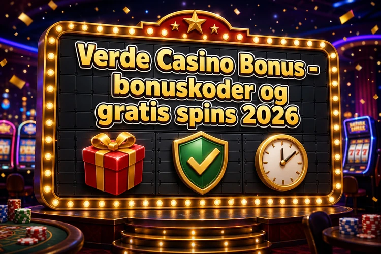 Verde Casino Bonus - bonuskoder, gratis spins og tilbud 2026
