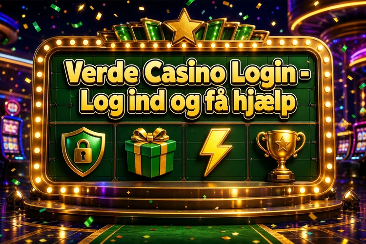 Verde Casino Login - Log ind og få hjælp