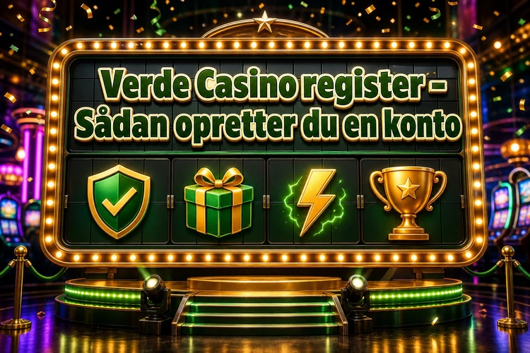 Verde Casino register - Sådan opretter du en konto